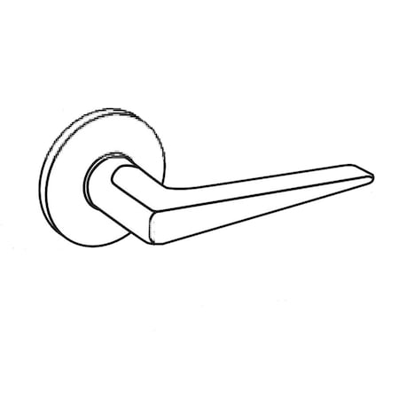 Arrow Lock Storeroom Mortise Lock, J Lever, L Rose, Satin Chrome BM12 JL 26D